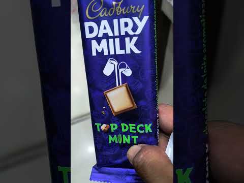 Cadbury dairy milk chocolate 🍫top deck mint chocolate