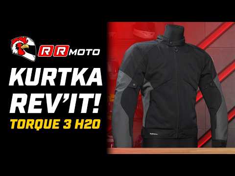 REVIT TORQUE 3 H2O _ kurtka motocyklowa na każdą pogodę | mesh, membrana i bezpieczeństwo AA