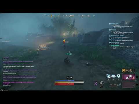 New World PvP Fire Staff/Gauntlet INSANE 5k Crit 1V2