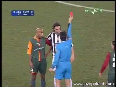 zlatan red card vs roma 2006