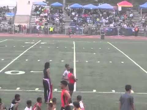 Chopper the Jet Anchor leg 4x200M LA JETS HOME MEET 3-22-2014