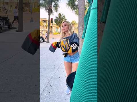 Hockey jerseys in July is not always a good idea! ☀️#vegasknights #nhl #hockey #goldenknights #short
