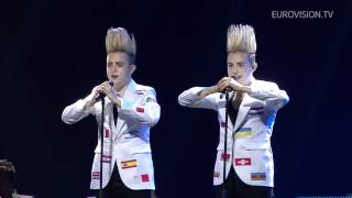 Jedward - Waterline (Ireland) 2nd rehearsal and backstage