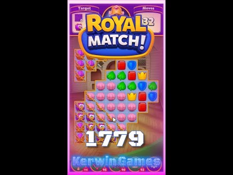Royal Match Level 1779 - Super Hard Level - No Boosters Gameplay