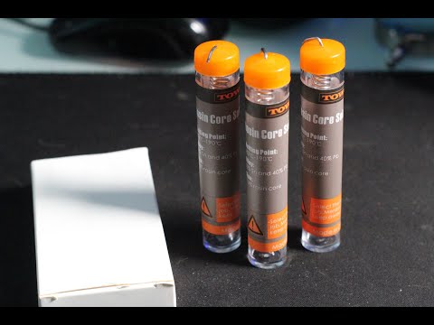 TOWOT Solder Wire with Rosin Core, 3 PCS (1.2 mm/10 g) Tin Lead Rosin