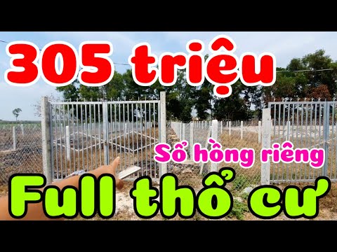 Còn 1 lô duy nhất full thổ cư giá rẻ 305 triệu cách Tỉnh lộ 786 chỉ 60m Chợ 2km xã Long Chữ Tây Ninh