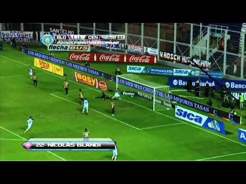 Gol de Blandi. San Lorenzo 2 - Central 1. Fecha 6. Torneo Final 2014. Fútbol Para Todos