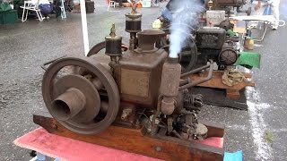 preview picture of video 'Old Engines in Japan 1950s ISAMI Engine Type MB-20 2.5hp (1080p 60fps)'