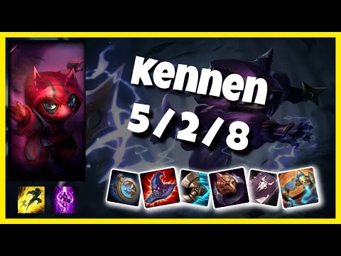 EU Challenger Kennen TOP (5/2/8) vs CAMILLE Gameplay Replay - Patch 10.20