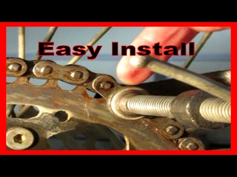 How to Install Masterlink for O-Ring Chain with Clip No Special Tools