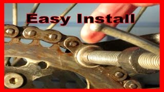 How to Install Masterlink for O-Ring Chain with Clip No Special Tools