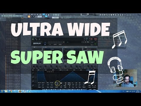 How to EDM: ULTRA Wide Super Saw Sound Using Sylenth1, Spire & Serum FL Studio Tutorial (+FREE FLP)