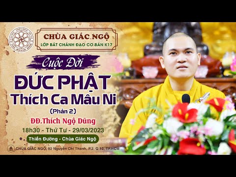 Đức Phật Thích Ca Mâu Ni - Thầy Ngộ Dũng giảng Lớp Bát Chánh đạo cơ bản khóa 17