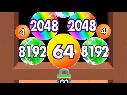 Satisfying Mobile Game New Video jelly 2048 - Blob Merge 3d gameplay walkthrough part 8
