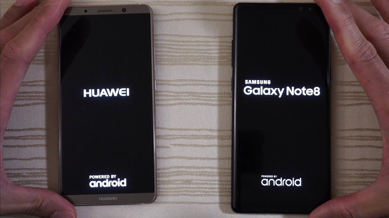 Huawei Mate 10 Pro vs Galaxy Note 8 - Speed Test!