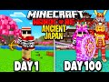 I Survived 100 Days in Ancient Japan on Hardcore Minecraft.. Here's What Happened