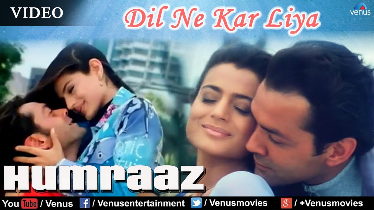 Dil Ne Kar Liya Lyrics  | Humraaz | Bobby Deol, Akshaye Khanna | Alka Yagnik, Udit Narayan | Himesh Reshammiya