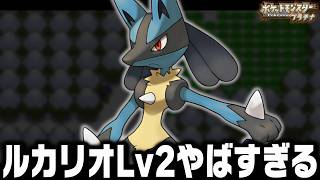 ルカリオLv2が最初のポケモンだったら殿堂入りまで無双できるのか