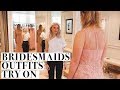 Bridesmaid Dress Fittings, Wedding Hair Ideas + Bridal Shoes Try On