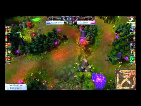 CJ Entus Blaze vs Najin Black Sword   Game 1 WCG 2013 Qualifiers Korea Quarter Finals   CJB vs NJBS