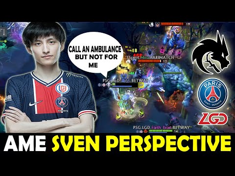 AME MONSTER SVEN PERSPECTIVE - PSG.LGD vs TEAM SPIRIT | DOTA 2 Gameplay