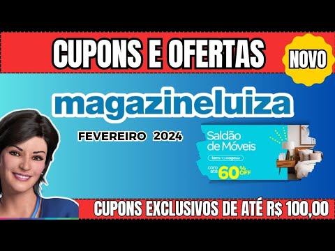 CUPOM  DE DESCONTO MAGAZINE LUIZA 2024| CUPOM MAGAZINE LUIZA  | OFERTAS DA TV