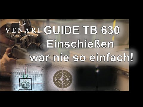 Einschießen eines Wärmebildvorsatzgerätes. Wir schießen das GUIDE TB630 ein.
