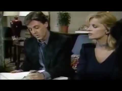 Paul McCartney - Paul and Linda 2-min interview (1986)