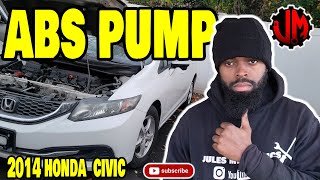 How to replace abs pump module vsa 2014 honda civic