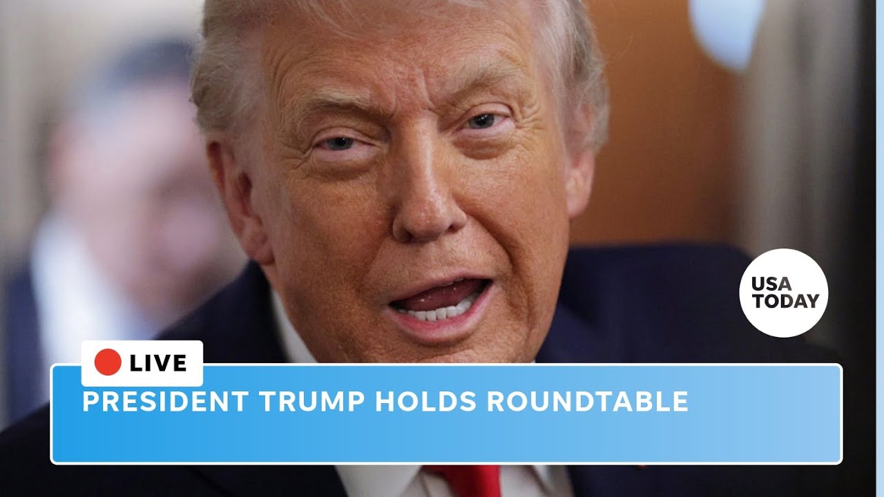 Live: President Trump holds business roundtable after announcing seizure of Venezuela oil tanker