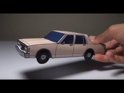 Thumbnail for JCARWIL PAPERCRAFT 1985 Chevy Impala 9C1 (Building Paper Model Car) by El Car, Car