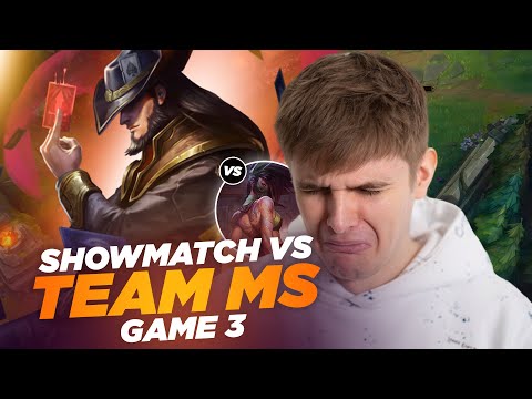 RHOBALAS : SHOWMATCH VS TEAM MS - TF VS AKALI | LOL FR