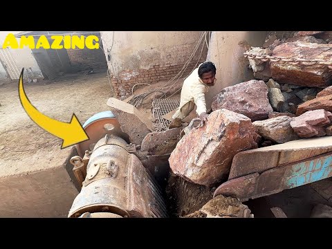 👹Top BiG Rock Crusher Machine:A Giant in Action”Big Rocks Crushing:A Powerful Process #rockcrusher