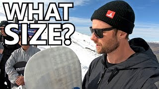 #2 Snowboard beginner - How to choose right size