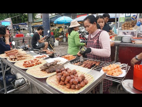 Cambodia Street & Fast Food Tour - Yummy Yummy Different Various Street Food @Tuol Tumpoung