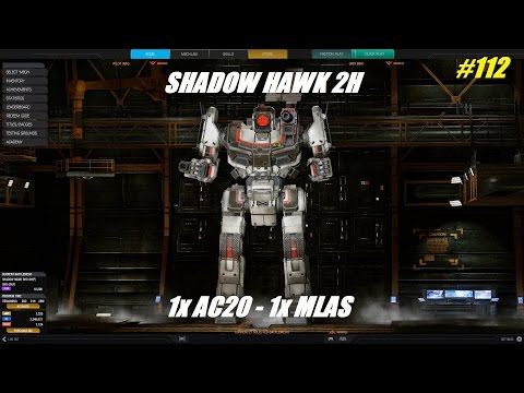 MWO - Shadow Hawk 2H #112 - Just can't hack it (Civ 5 stuff in the background)