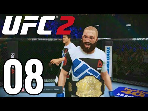 UFC 2 Career Mode Gameplay Walkthrough Part 8 - LIGHTWEIGHT CHAMPION!