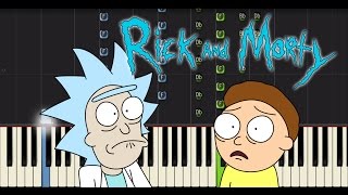 Rick and Morty - Piano Medley [Synthesia Tutorial]