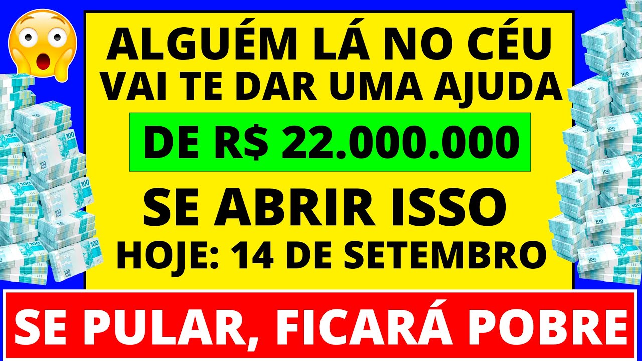 🤑 VOCÊ VAI FICAR RICO SE ABRIR ISSO HOJE!