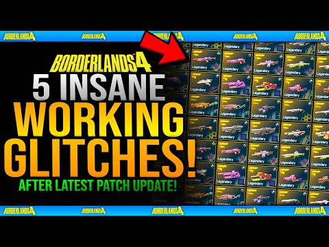 Borderlands 4 - TOP 5 AMAZING GLITCHES After Latest Patch (Infinite Legendaries, Dupe & OP Guns)
