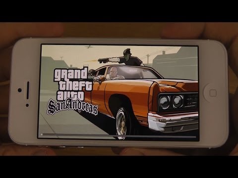 Grand Theft Auto: San Andreas iPhone 5 iOS 7.0.4 Jailbroken Gameplay Test
