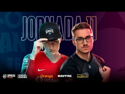 VODAFONE GIANTS VS X6TENCE  | Superliga Orange League of Legends | Jornada 11 | TEMPORADA 2020