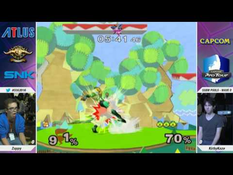 CCG2k16 SSBM Pools   KirbyKaze vs Zuppy