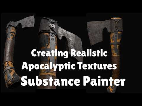 Creating Realistic Apocalyptic Textures in Substance Painter  3D Asset Texturing #substancepainter