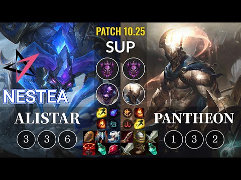 JT Nestea Alistar vs Pantheon Sup - KR Patch 10.25