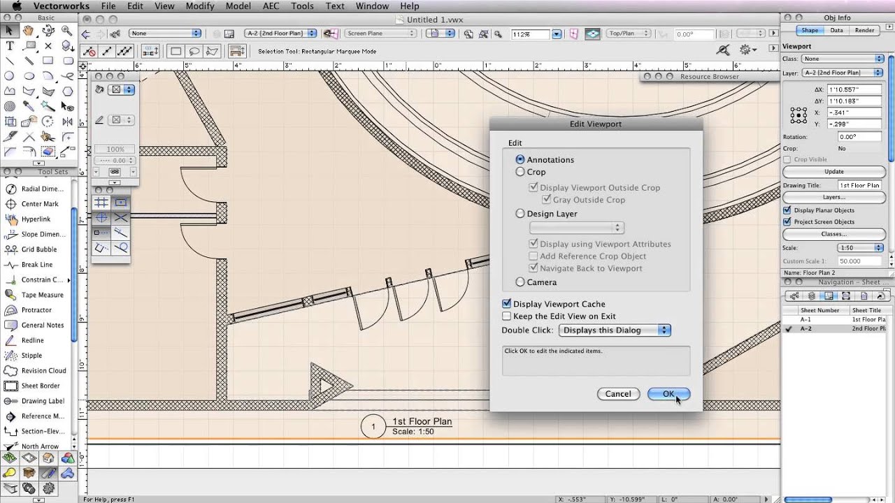 GSG - Vectorworks Architect 2015 -  11 Presenting and Annotating the Final Model