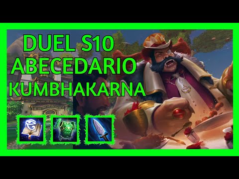 SORTEO + SMITE DUEL ABECEDARIO S10 - KUMBHAKARNA - NO SE COMO LOGRO ESTO ALGUNAS VECES