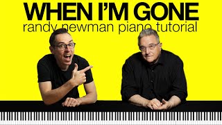 When I&#39;m Gone Piano Tutorial | Randy Newman - Monk Finale