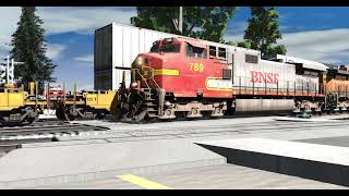 Trainz 2022: BNSF C44-9W #789 Leading I792