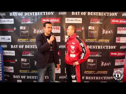 Interview Dima Weimer Pressekonferenz  - DAY OF DESTRUCTION 10